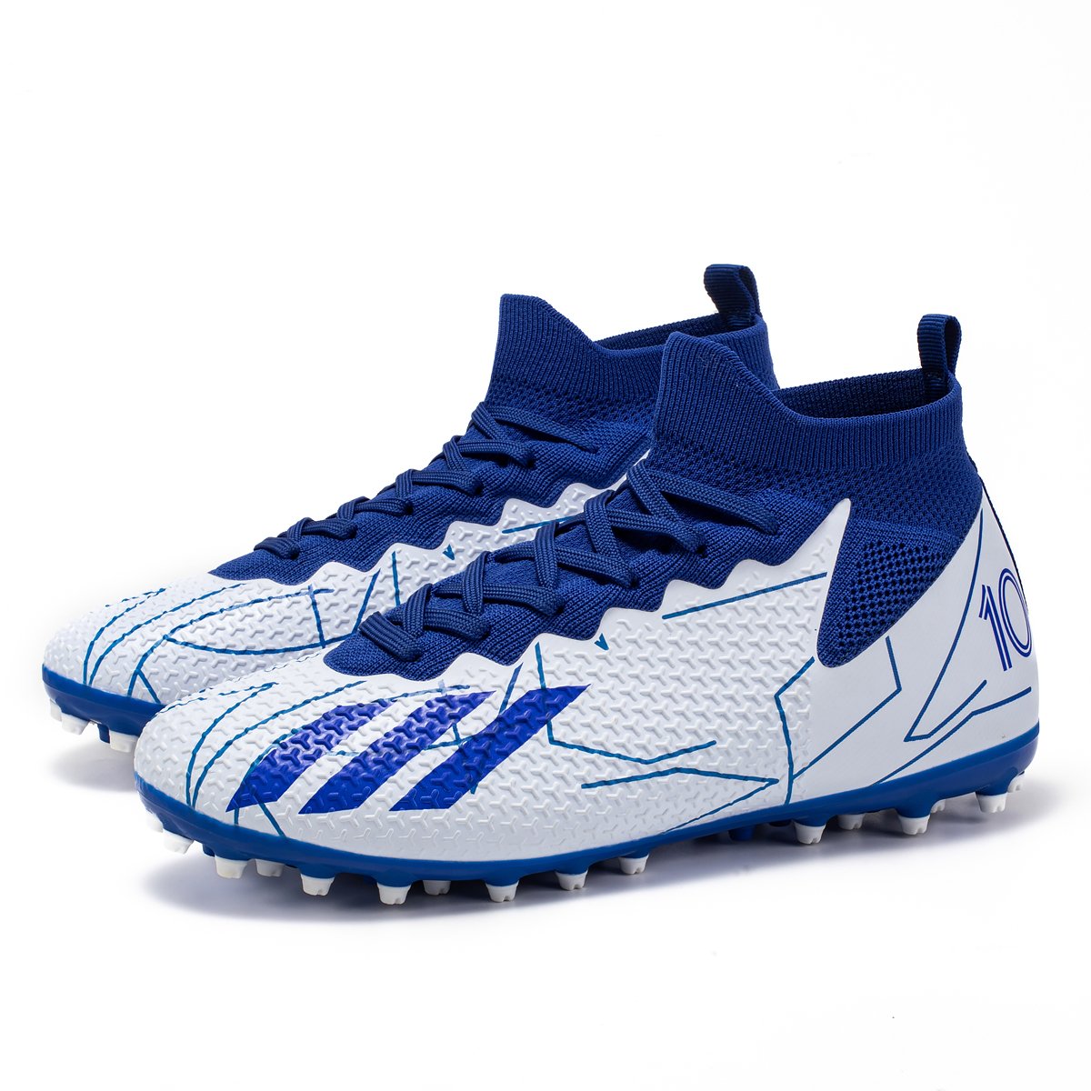 Ultra-Grip High-Top Design Men's Prodigy Football Cleats High Quality Flexible Aggressive Spikes for Soccer