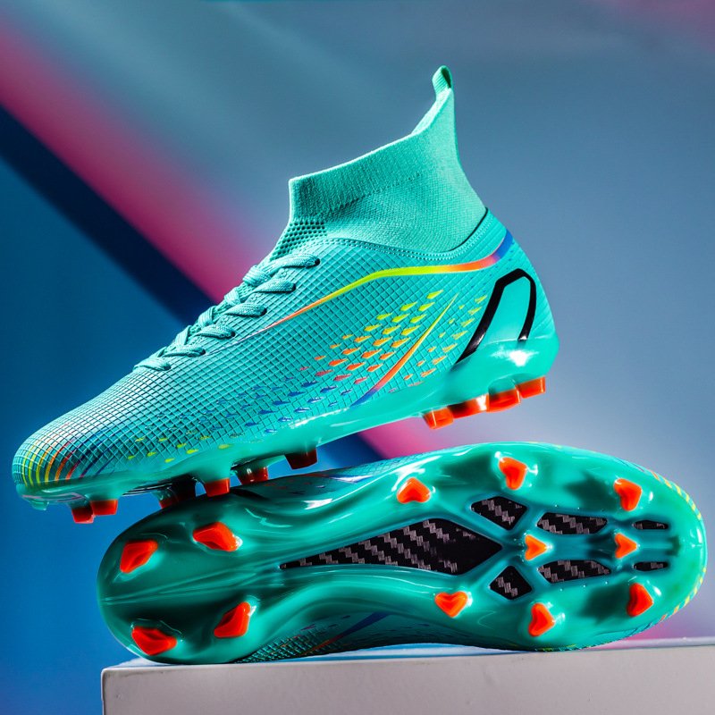 New Outdoor Non-slip Breathable soccer boots for men High top football soccer shoes training sneaker for men