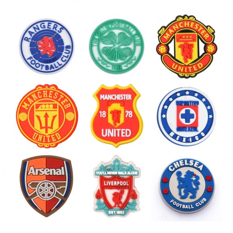 Hot Selling football teams shoe charms premier league shoe charms Football Charms Shoe Decorations Accessories For England UK