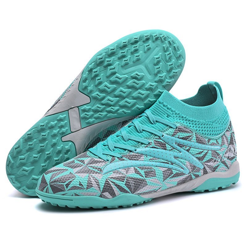 Factory direct sale soccer shoes men large size Outdoor sports Trainers FG Artificial Turf Athletic Sneakers