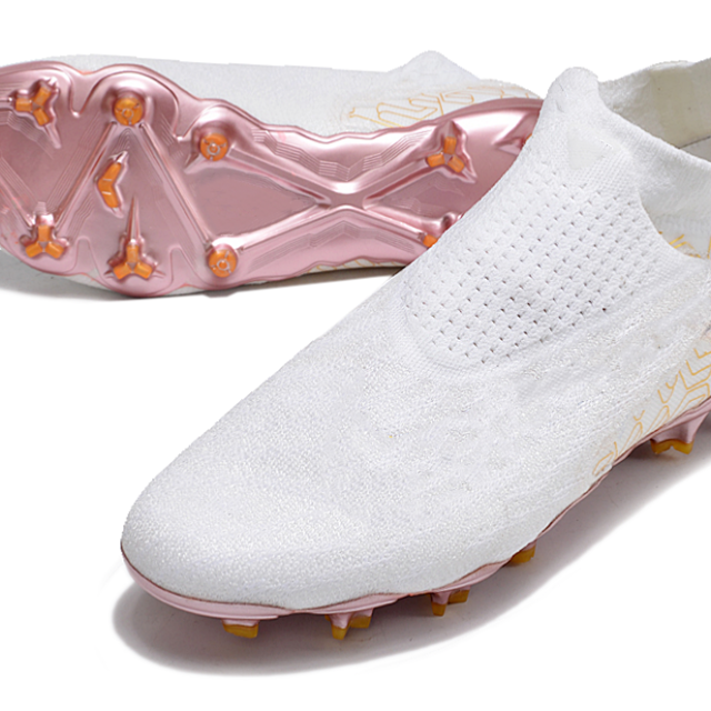 High cut Phantom GX Double layer Waterproof Fish Silk Full Knitted FG Football Shoes for Man