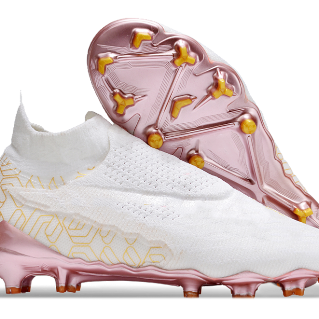 High cut Phantom GX Double layer Waterproof Fish Silk Full Knitted FG Football Shoes for Man