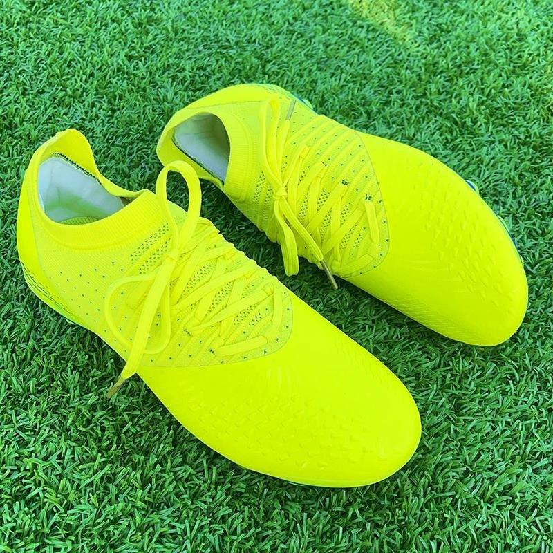 Men's Football sneaker Fieldboot Outdoor Lawn Special Long Cleats High Top Team Sports Football Boots Wear Resistance Size 37-45