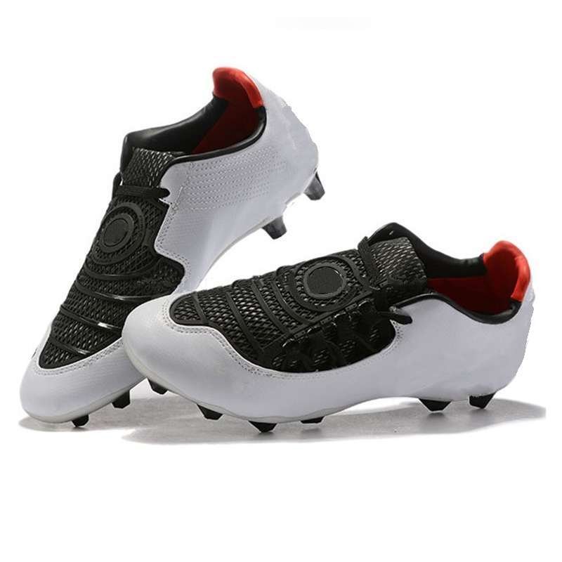 Cross-border Hot Sale Sport Professional Training Shoes Rubber White Black Turkey Soccer Shoes