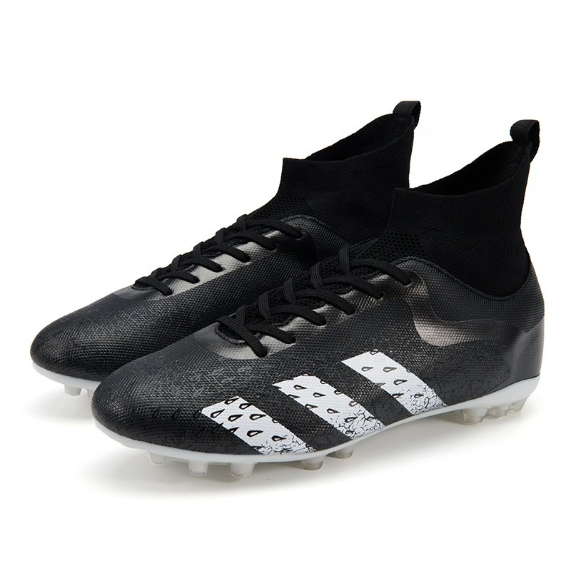 Soccer Shoes Original Boots PU upper With Sock Collar Soft Fit Your Foot When You Are Playing Football