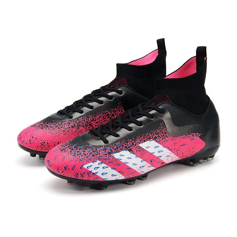 Soccer Shoes Original Boots PU upper With Sock Collar Soft Fit Your Foot When You Are Playing Football