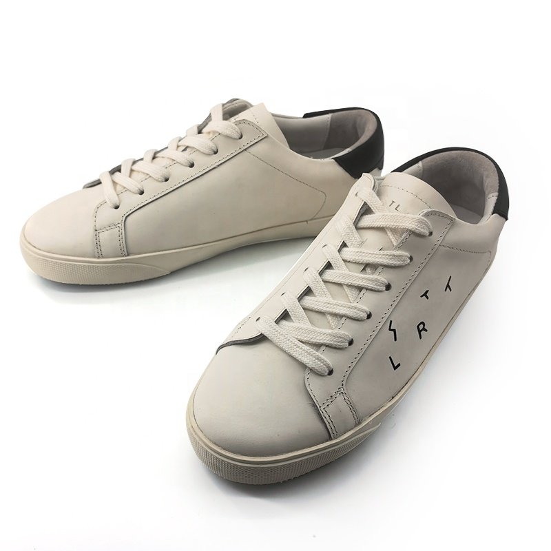 Designer Saint Branded Fashion Girl White Black Genuine Leather Walking Low Cut Sport Ball Casual Leisure Women Sneaker Men Shoe