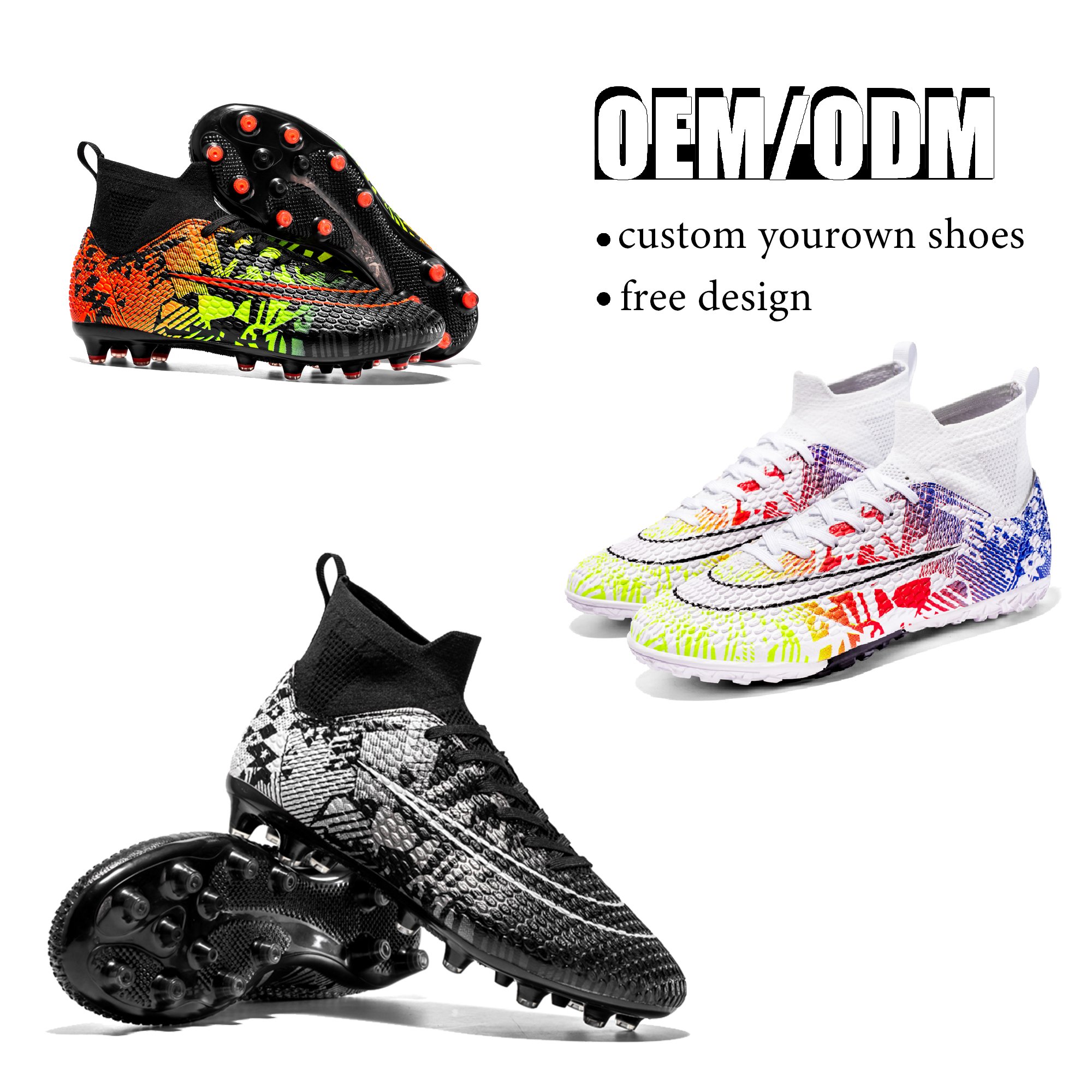 2024 Hot new style Wholesale customization New Football Boots Soccer Shoes Factory Price Customized Men's Soccer Cleats