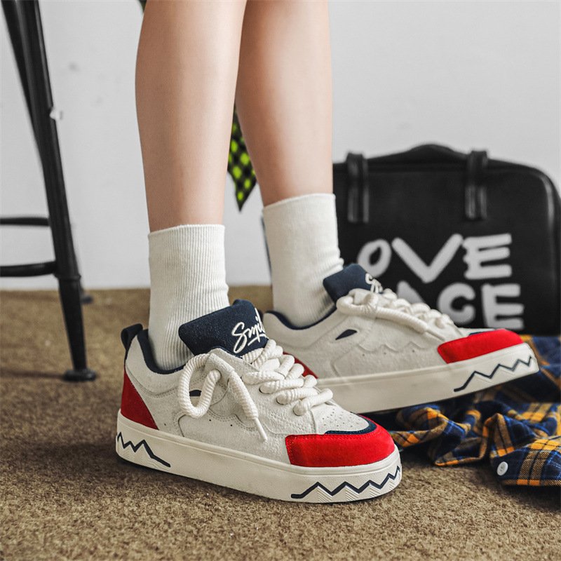 2024 new men and women can fashion casual sports shoes flat soft sole wear-resistant casual skateboard shoes