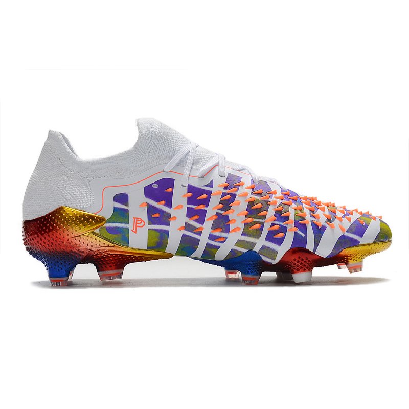 Newest Soccer shoes zapatillas de ftbol predator freak 21 pogba soccer boots fg stella low cut boys football cleats