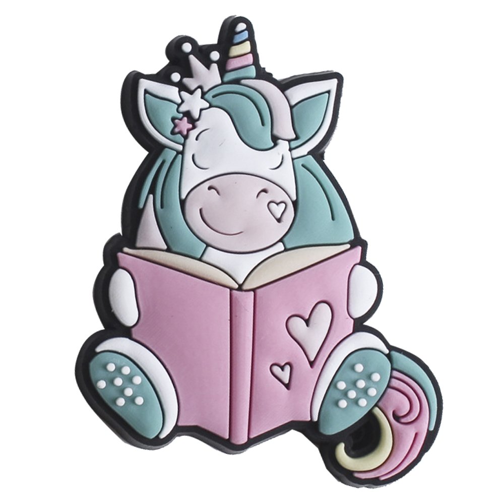 2023 New Arrival Wholesale PVC Custom Design Variety Kawaii Cute Cartoon Characters Unicorn Shoe Charms Decorations Accessories