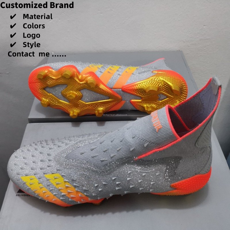 2024 Customized Fg Ag Fashion Original Football Shoes High Quality Rugby American Anti slip Men's soccer Shoes