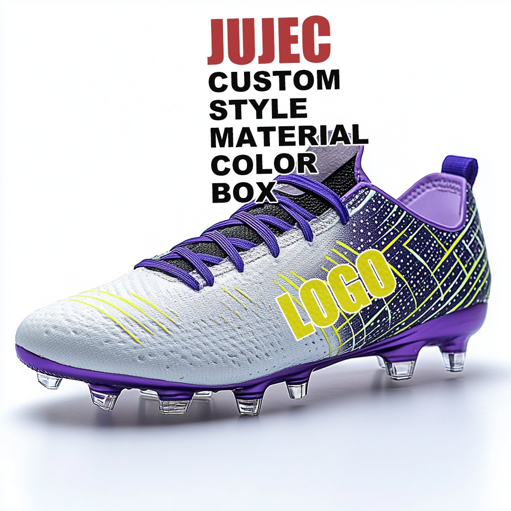 custom shoes sneaker with logo sport foot ball baseball boys professional tacos de football cleats soccer shoes