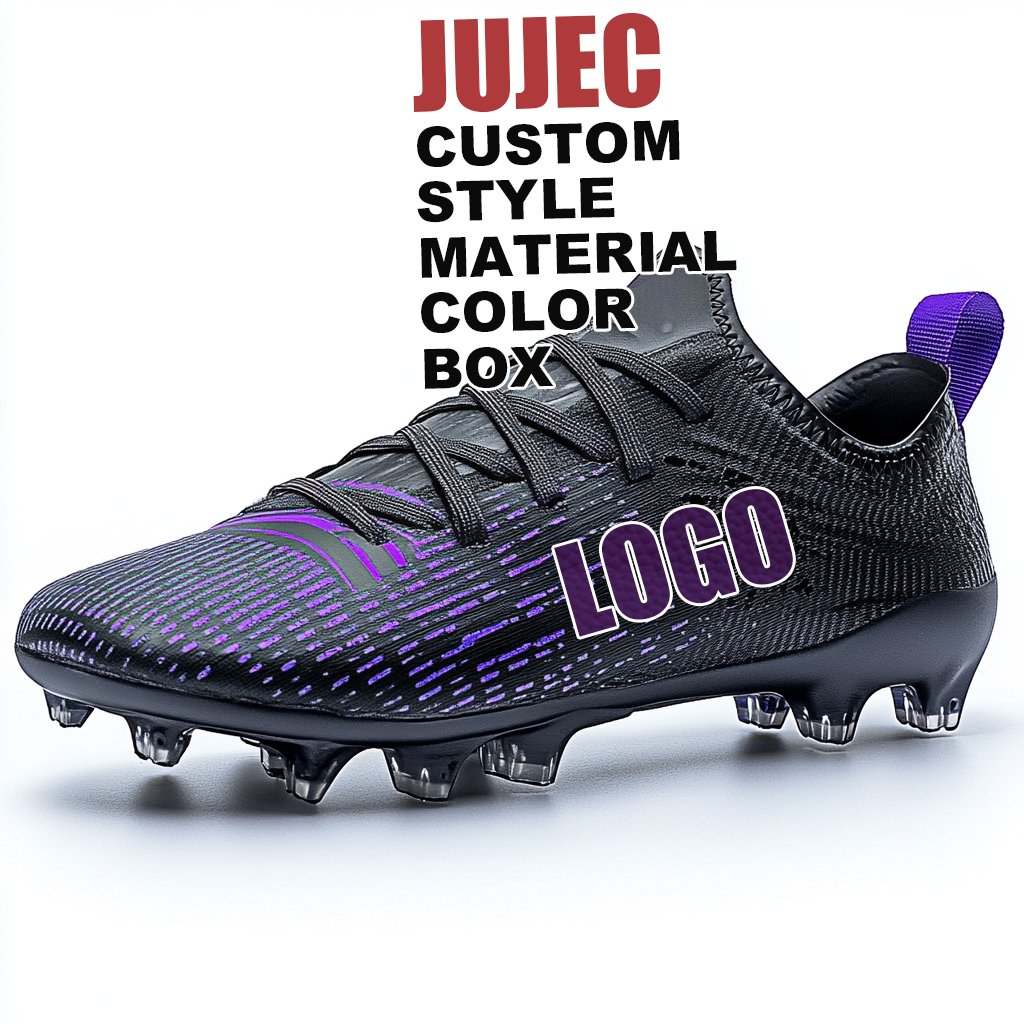 custom shoes sneaker with logo sport foot ball baseball boys professional tacos de football cleats soccer shoes