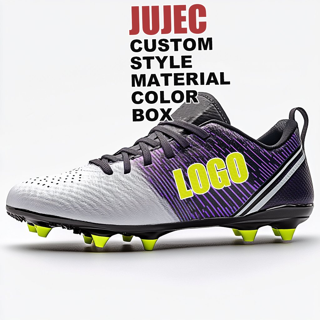custom shoes sneaker with logo sport foot ball baseball boys professional tacos de football cleats soccer shoes