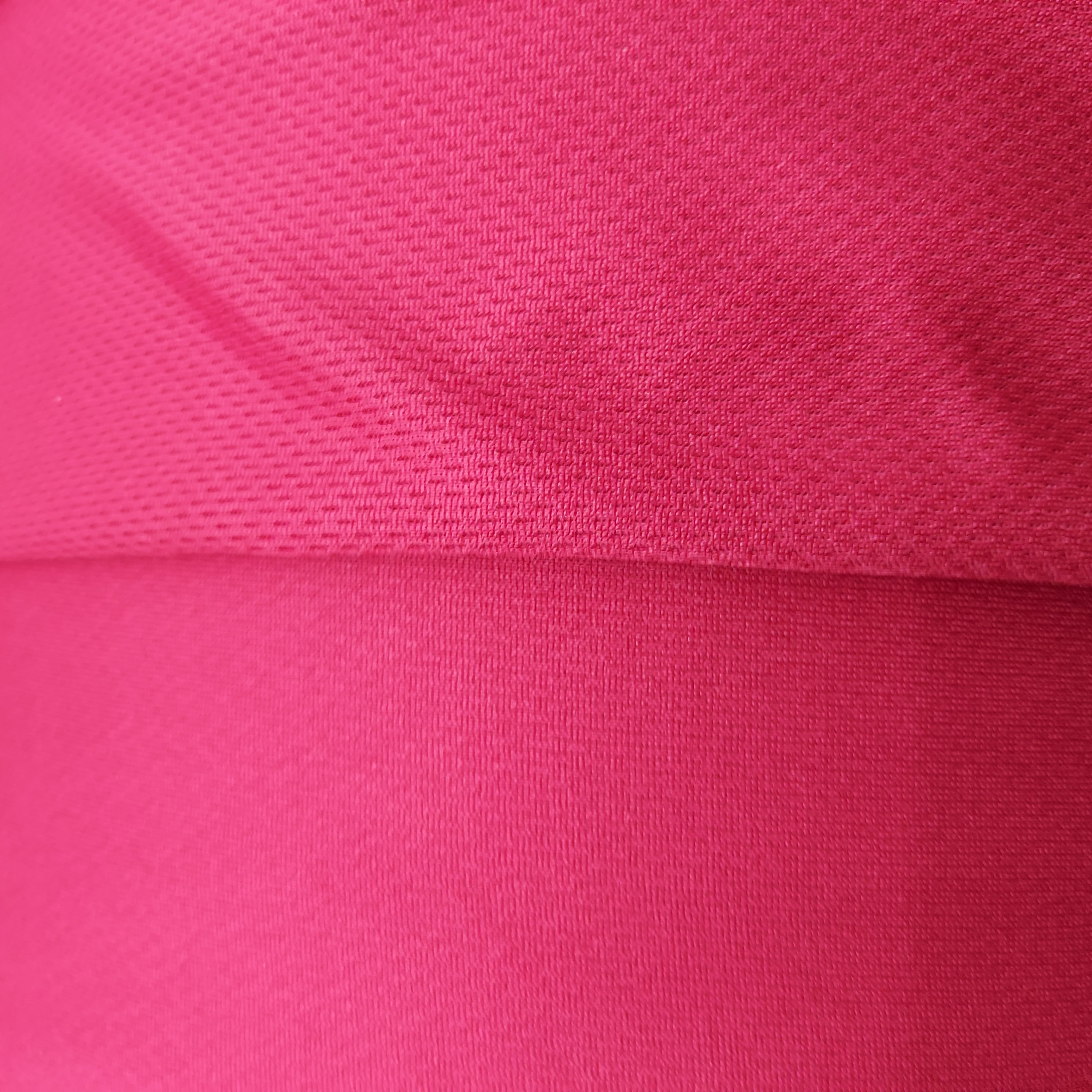 Stretched Polyester Fabric %100 White Color Bird Eye Quick Drying For Clothing Sports Wear Eyelet Knitted Soccer Uniform Quality