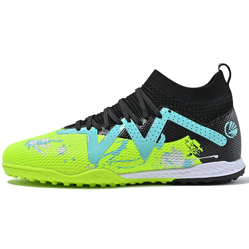 Wholesale soccer shoes for men and women children high top youth sport TF training soccer shoes chuteiras de futebol para homens