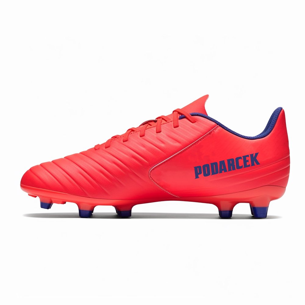 Custom professional leather indoor sport men football boots soccer shoes for kids