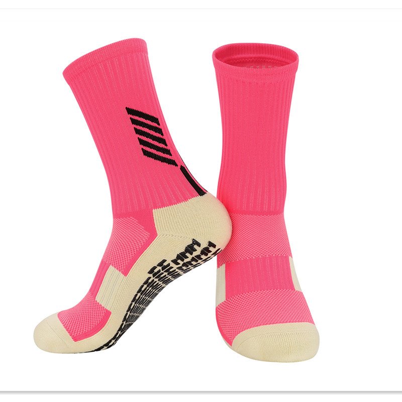 L&J Shoe Custom Grip Socks Thick Towel Bottom Football Socks Men's Anti-slip Soccer Socks