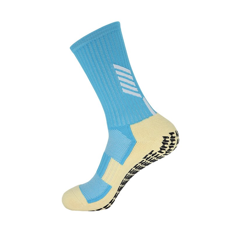 L&J Shoe Custom Grip Socks Thick Towel Bottom Football Socks Men's Anti-slip Soccer Socks