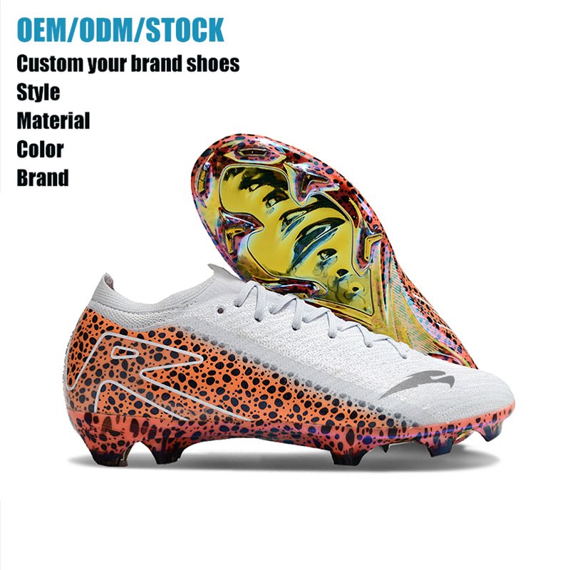 Manufacturer Custom Classic Cheap Durable Leather Mens Latest Best Soccer Cleats Shoes American Soccer Shoes
