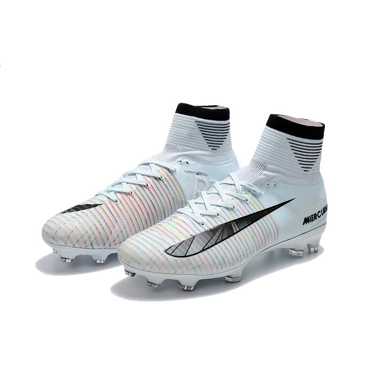 Men's sports shoes CR7 Amazon Hot sales soccer shoes High ankle Football boots Customized Logo Manufacturer sales