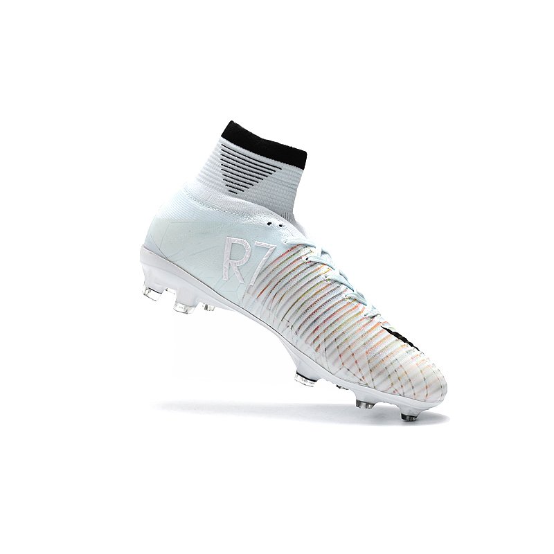 Men's sports shoes CR7 Amazon Hot sales soccer shoes High ankle Football boots Customized Logo Manufacturer sales