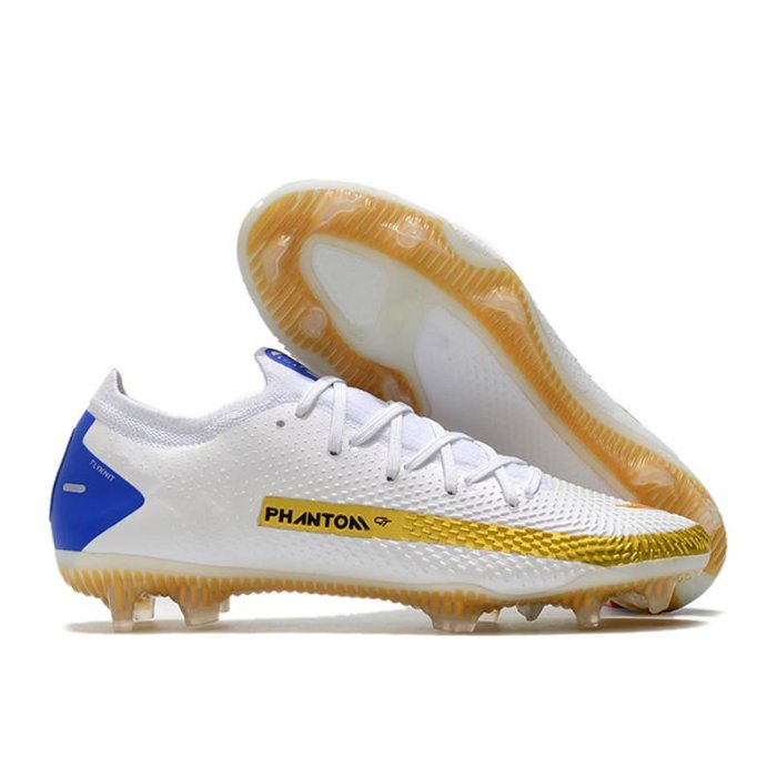 Men Soccer Shoes Low Ankle High Quality Phantom GT Dynamic Fit CR7 FG Mens chuteira campo Football Sports Women Sneakers
