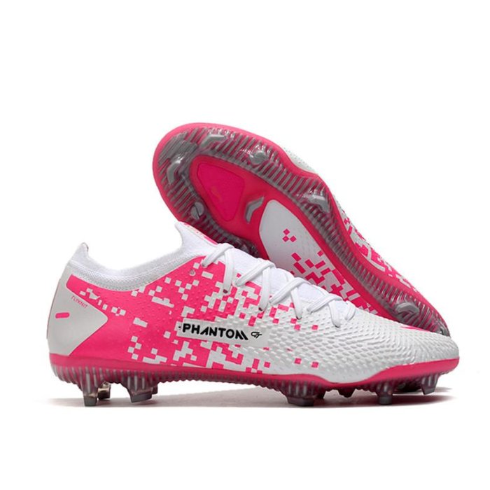 Men Soccer Shoes Low Ankle High Quality Phantom GT Dynamic Fit CR7 FG Mens chuteira campo Football Sports Women Sneakers