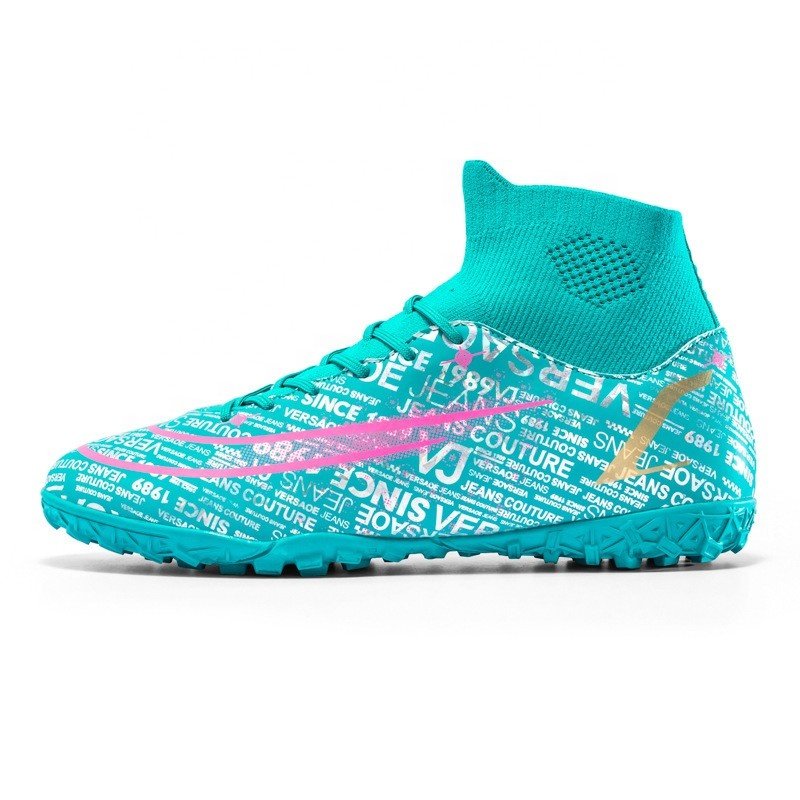 Men Football Sneakers Make Your Logo Customize Waterproof Anti-slippery Soccer Shoes Boys girl Wear-resistant Soccer Cleats