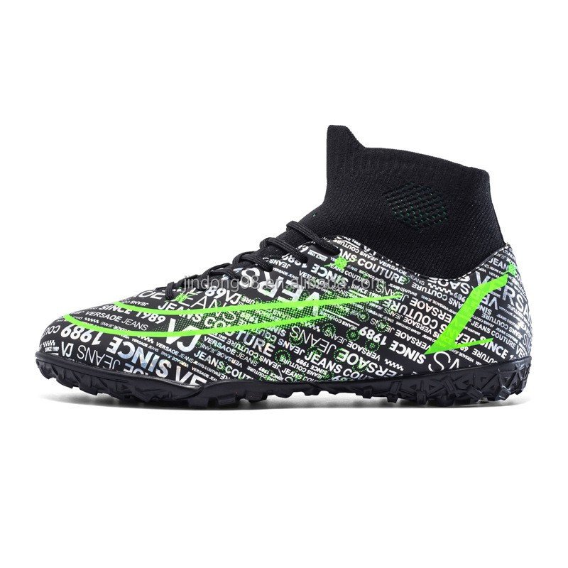 Men Football Sneakers Make Your Logo Customize Waterproof Anti-slippery Soccer Shoes Boys girl Wear-resistant Soccer Cleats