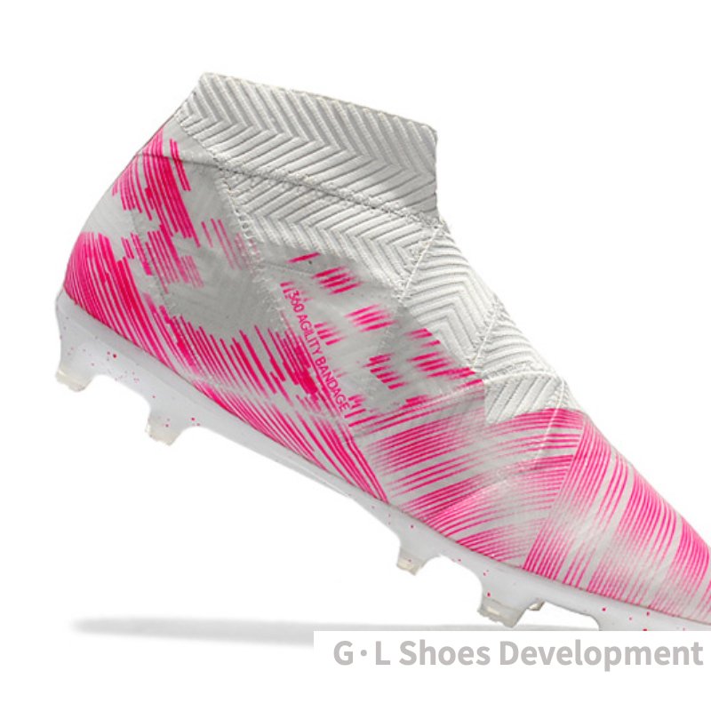 chaussures de sport football shoes men soccer cleats net Mesh adhesive boots Professional PVC high-top training sneakers