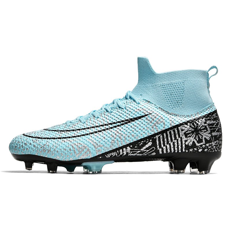 high quality famous brand indoor football shoes high ankle football shoes summer and winter factory wholesale