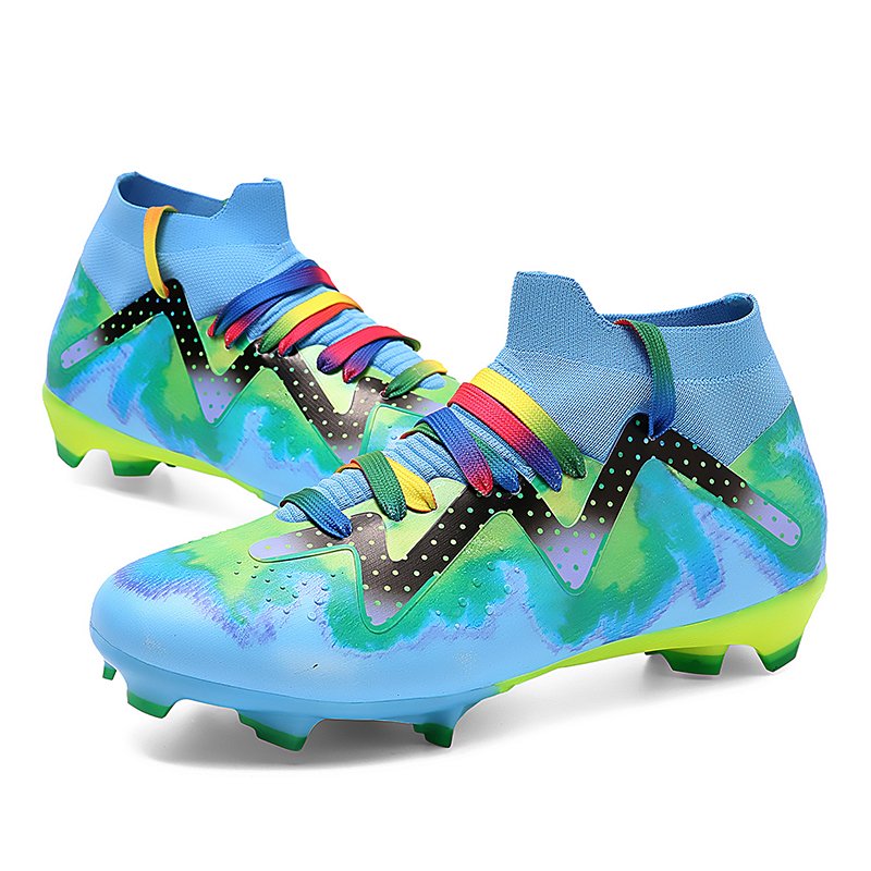 New Men football Shoes High ankle Outdoor Training Soccer shoes Customized Simple Men Sneakers