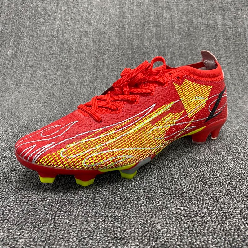 Mammon New High Top Long Nail Children'S Football Shoes Men'S Broken Nail Rubber Sneakers