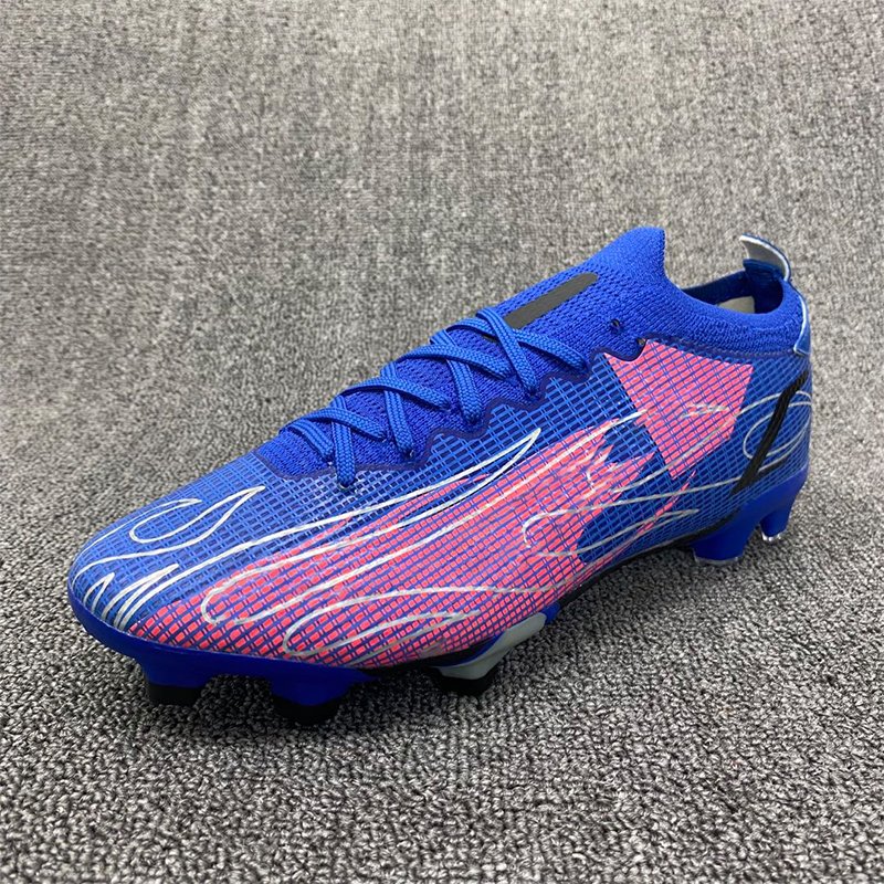 Mammon New High Top Long Nail Children'S Football Shoes Men'S Broken Nail Rubber Sneakers