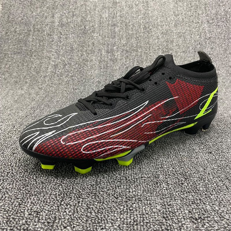 Mammon New High Top Long Nail Children'S Football Shoes Men'S Broken Nail Rubber Sneakers