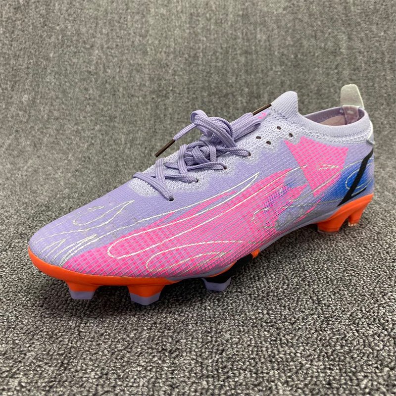 Mammon New High Top Long Nail Children'S Football Shoes Men'S Broken Nail Rubber Sneakers