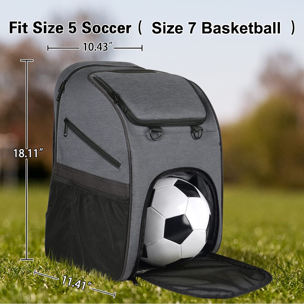 OEM Youth Sports Equipment Bags With Shoes Compartment Large Training Gym Basketball Volleyball Football Soccer Backpack