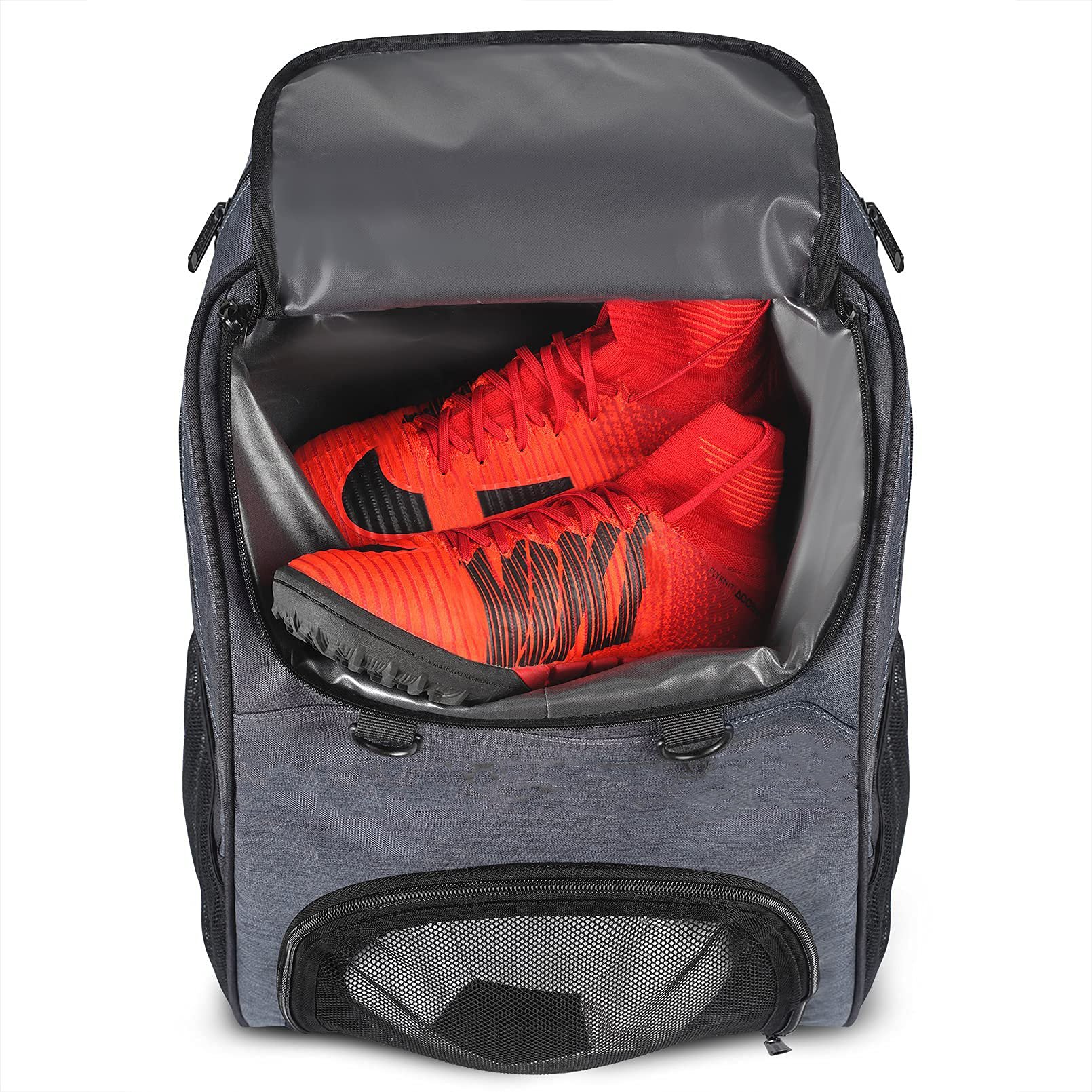 OEM Youth Sports Equipment Bags With Shoes Compartment Large Training Gym Basketball Volleyball Football Soccer Backpack
