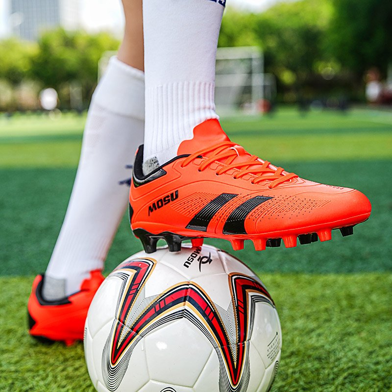 Greatshoes Red Soccer Boots Spikes Shoes For Football,University Soccer Shoes For Men Boot Sports Football