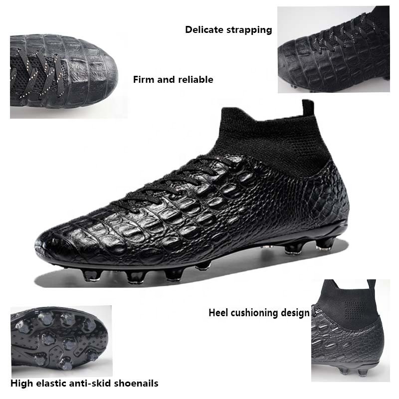 Factory wholesale breathable football shoes Men's Soccer Shoes Professional Men's and Women's Outdoor Soccer Shoes