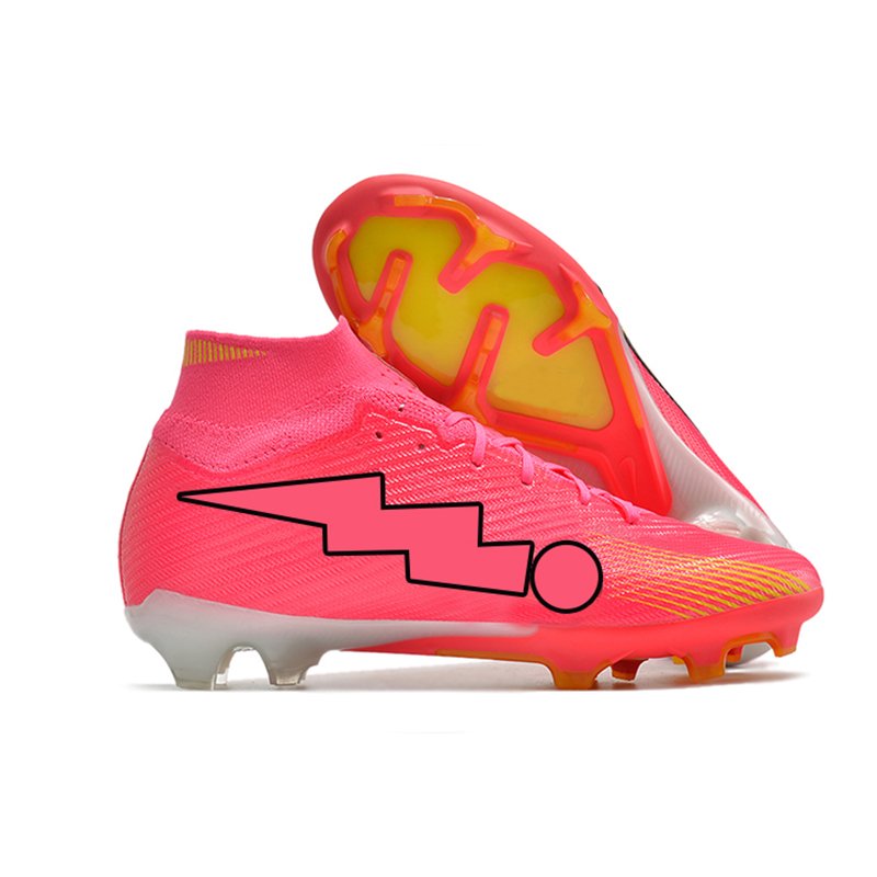 Factory Supply Cheaper Football Shoes Top Quality Pink Soccer Shoes Professional Training Football Soccer Men Boots