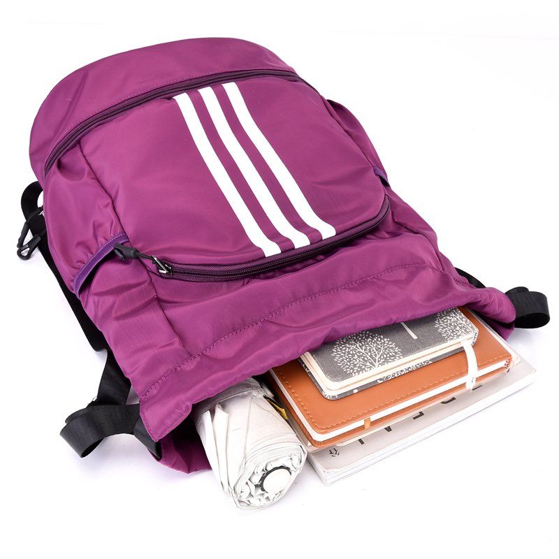 Polyester Shopping Drawstring Bag Draw String Bags Sport Gym Backpack Shopping Bags With Logos with Shoe Compartment