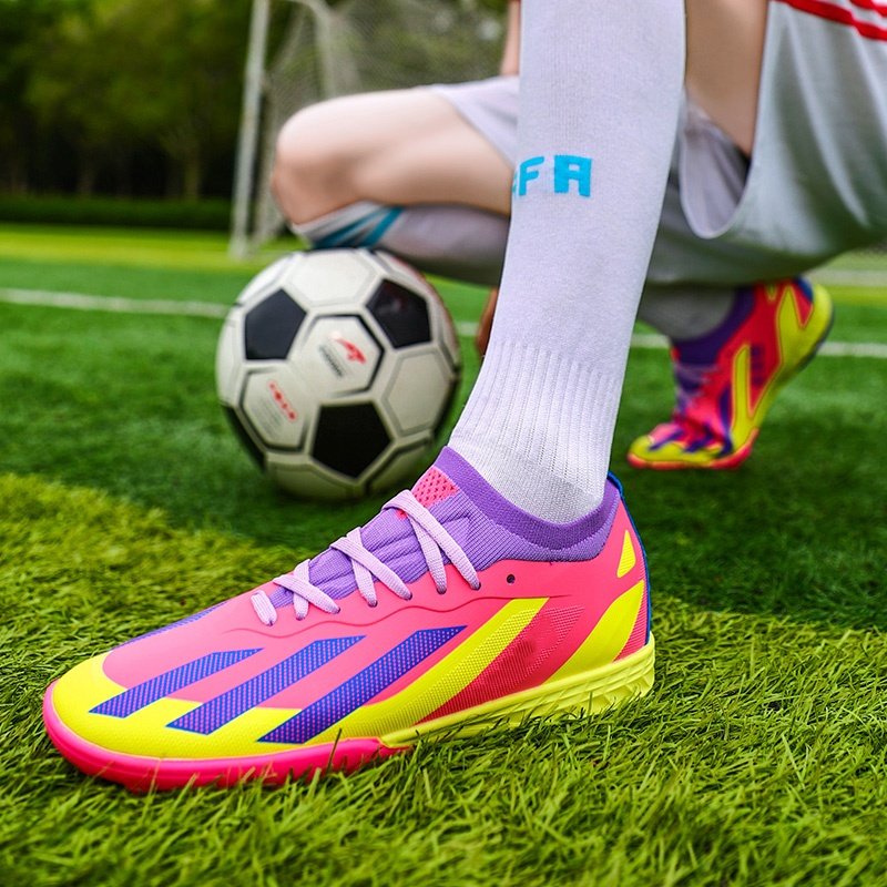 Men's High Low Ankle Leather Indoor FG Cleats Cheap Soccer Football Boots for Sale