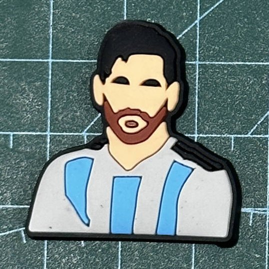Messi shoe Charms Argentina Miami Sports Star Pink Jersey Shoe Charms Messi sandals soccer shoe Charms