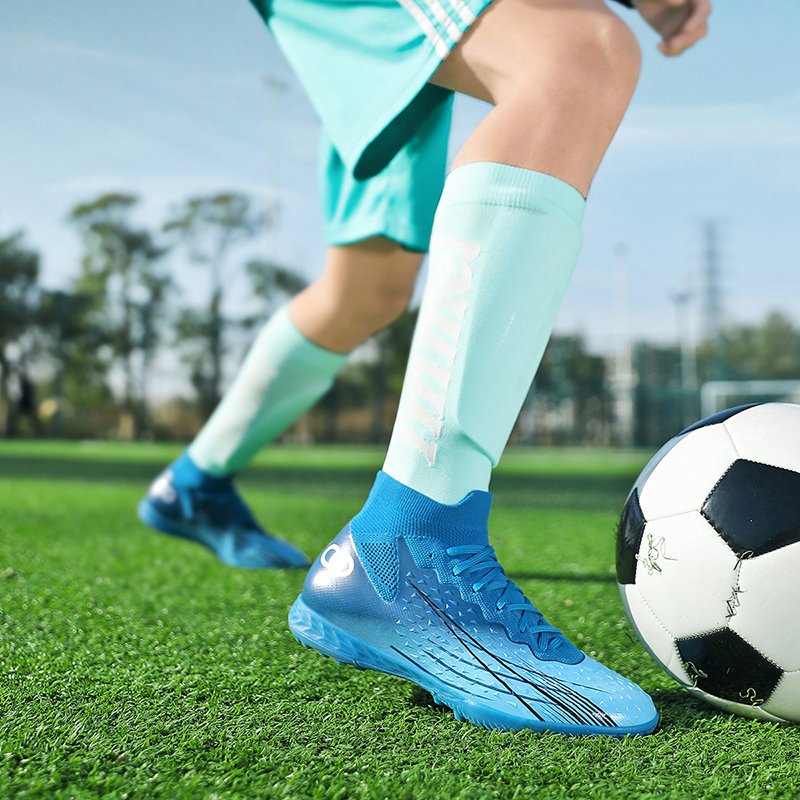 2024 factory custom outdoor football shoe Non-slip outdoor training football boots futsal shoes men soccer shoes