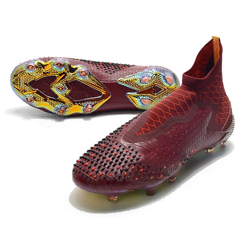Popular Colorful Soccer Shoes Outdoor Training Durable Football Boots Women boots flat sport High Quality FG Spikes Cleats