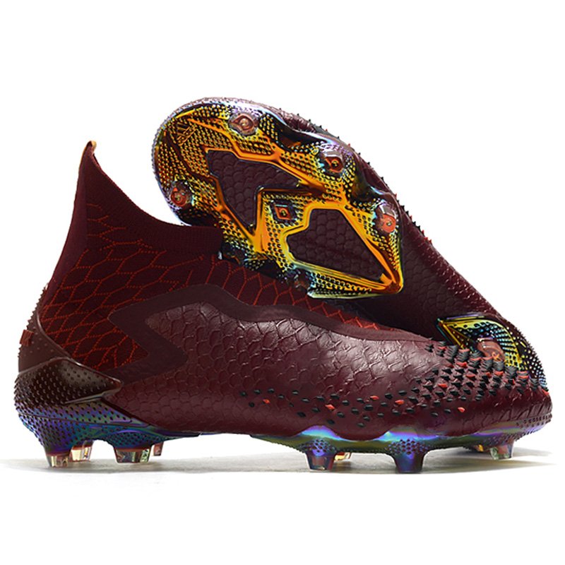 Popular Colorful Soccer Shoes Outdoor Training Durable Football Boots Women boots flat sport High Quality FG Spikes Cleats