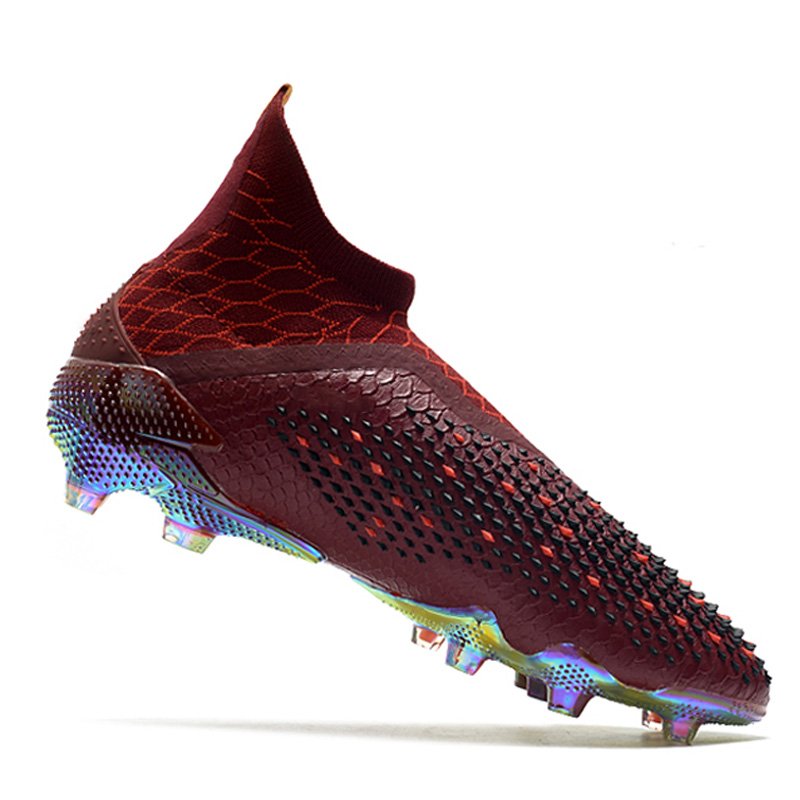 Popular Colorful Soccer Shoes Outdoor Training Durable Football Boots Women boots flat sport High Quality FG Spikes Cleats